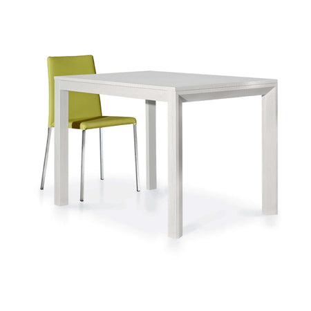 GABRIEL - tavolo da pranzo moderno allungabile frassinato 85x130/180 Bianco Milani Home