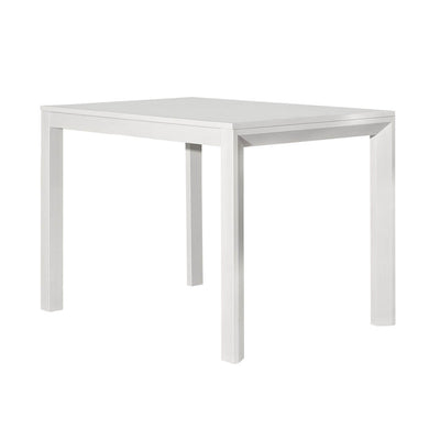 GABRIEL - tavolo da pranzo moderno allungabile frassinato 85x130/180 Bianco