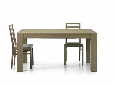 ELVIS - tavolo da pranzo moderno allungabile in rovere spazzolato 90x160/210/260 Grigio