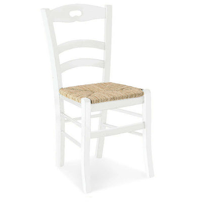 HARMONY - sedia in legno massello Bianco
