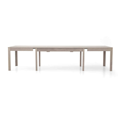 GREGORY - tavolo a consolle moderno allungabile in rovere 90x160/203/246/289/332 Grigio