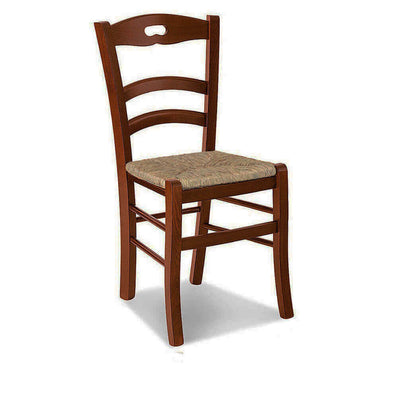 HARMONY - sedia in legno massello Tinta noce