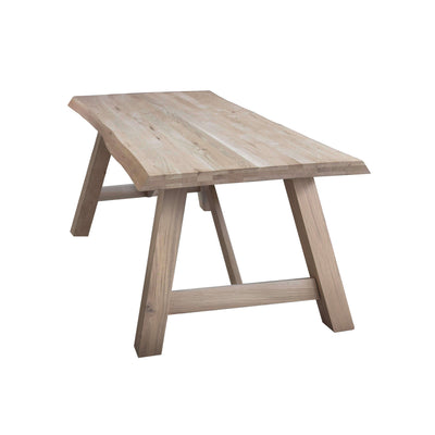 ANDERSON - tavolo da pranzo moderno in legno massello 180x90 Marrone