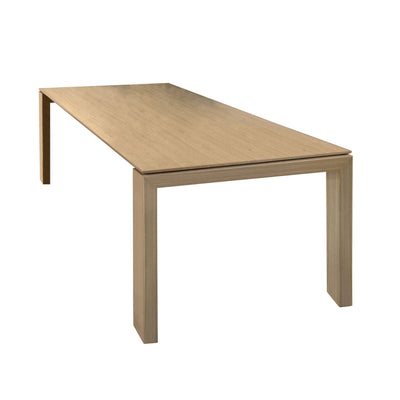 ARTHUR - tavolo da pranzo moderno allungabile in legno 90x160/200/240 Marrone Milani Home