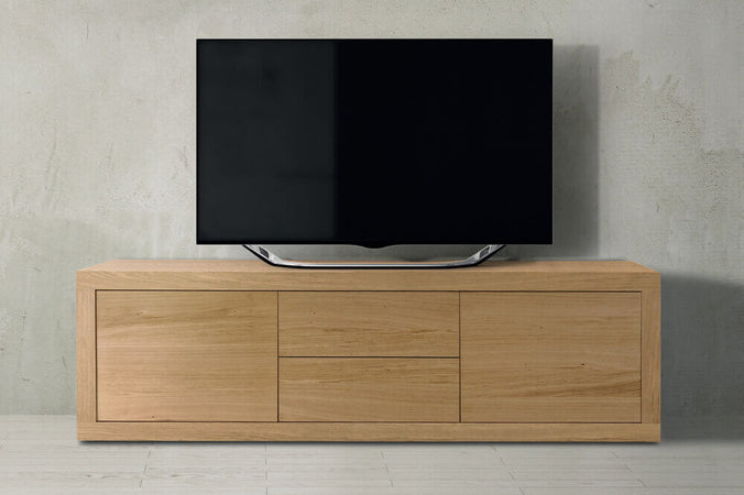 CASSIAN - mobile porta tv moderno 170x45x50 Marrone Milani Home
