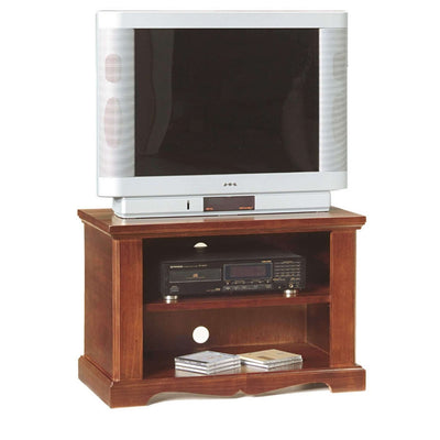 CODY - mobile porta tv in legno massello 75x40x51 Tinta noce Milani Home
