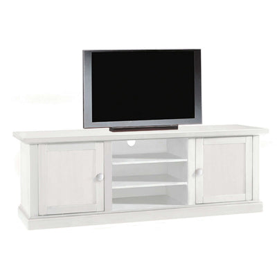 CLIFFORD - mobile porta tv in legno massello 46x160x56 Bianco
