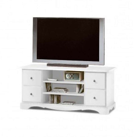 KIMBALL - mobile porta tv in legno massello 117x49x53 Bianco