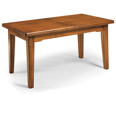 LENNOX - tavolo da pranzo allungabile in legno massello 85x160/205/250/295/340 Tinta noce Milani Home
