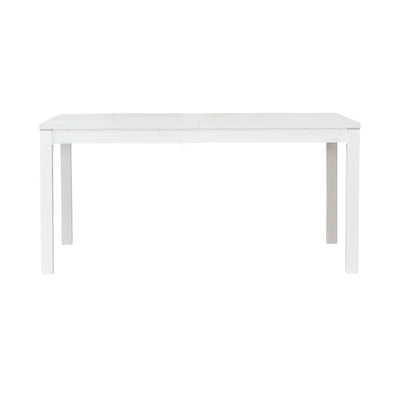 HARDY - tavolo da pranzo moderno allungabile frassinato 90x160/203/246 Bianco
