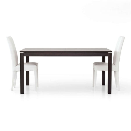 NEWTON - tavolo da pranzo moderno allungabile in rovere 90x160/203/246 Marrone Milani Home