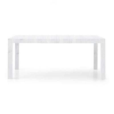RAMSEY - tavolo da pranzo moderno allungabile frassinato 90x160/210/260 Bianco