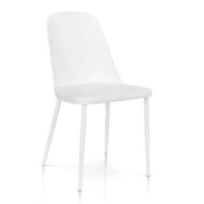 DORA - sedia in plastica Bianco