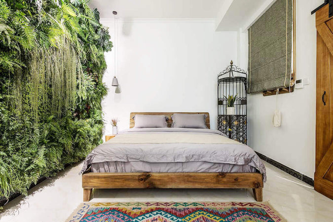 PINUS - letto in pino riciclato Marrone Milani Home