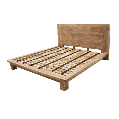 PEZ - letto in legno di pino riciclato Marrone