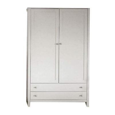 ORION - armadio due ante in legno bianco cm 125 x 62 x 200 h Bianco