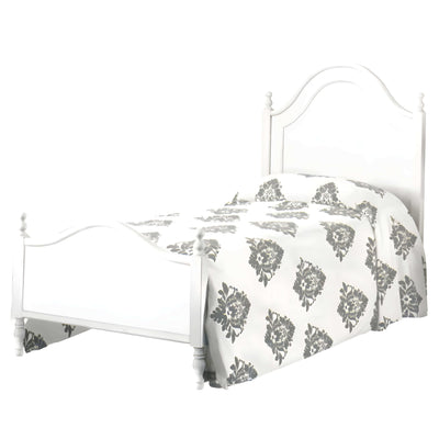 AQUILAE - letto singolo in legno bianco cm 100 x 212 x 135 h Bianco Milani Home
