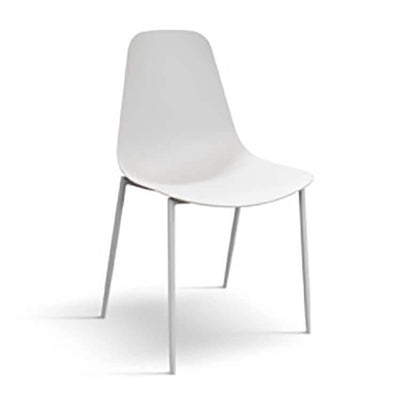 ASTRID - sedia moderna in polipropilene cm 52 x 48 x 88 h Bianco Milani Home