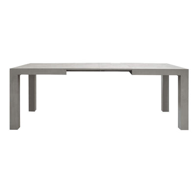 APOLLO - tavolo da pranzo allungabile cm 90 x 140/180/220 x 77 h Cemento