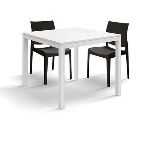MINOTAUR - tavolo da pranzo allungabile cm 90 X 90/180 x 77 h Bianco Milani Home