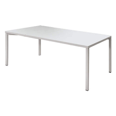CLIO - tavolino per salotto rettangolare cm 55 x 90 x 45 h Bianco Milani Home