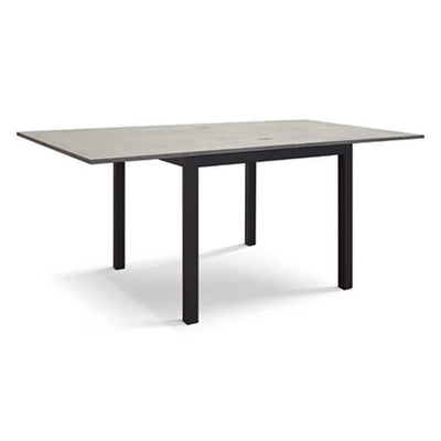 EREBUS - tavolo da pranzo allungabile cm 90 X 90/180 x 77 h Cemento Milani Home