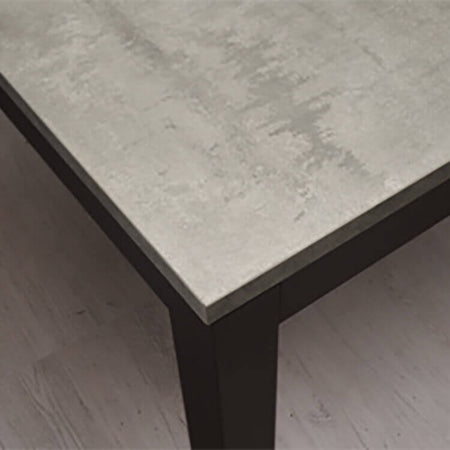 HYPERION - tavolo da pranzo allungabile colore cemento cm 80 x 120/170 x 77 h Cemento Milani Home