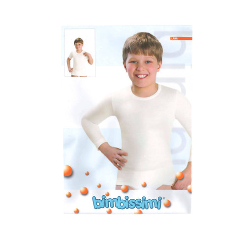 Maglietta Intima Bambino Bianca lana anti allergica Magliette intime bianche per bambini Canottiera bambino maniche Lunghe Bimbissimi art.tl18r Maglietta Intima Bambino Manica Lunga L'Orchidea - Siderno, Commerciovirtuoso.it