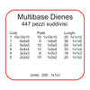 Multibase Dienes - 447 Pz. Gioco Di Calcolo per Bambini Giochi e giocattoli/Costruzioni/Blocchi impilabili Dida - Ragusa, Commerciovirtuoso.it