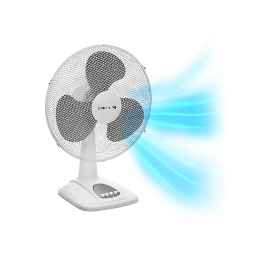 Ventilatore da tavolo 40cm oscillazione 3 velocità griglia mesh, Innoliving INN-502 Fai da te/Prodotti per la costruzione/Riscaldamento e raffreddamento/Sistemi mobili di climatizzazione/Ventilatori/Ventilatori da tavolo Innoliving - Ancona, Commerciovirtuoso.it