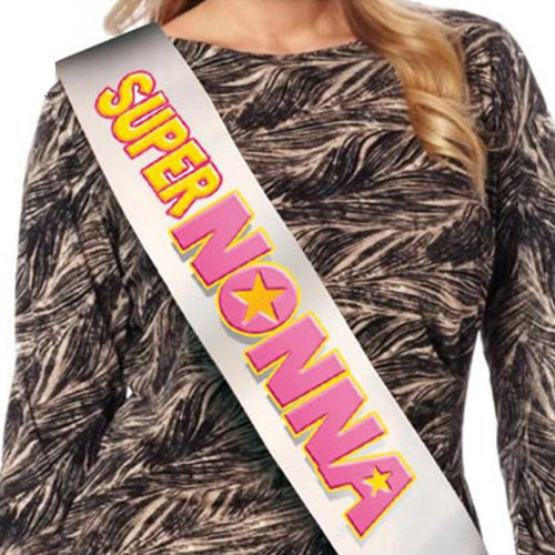 Fascia Super Nonna idea regalo divertente per una nonna speciale Moda/Abbigliamento specifico/Costumi e accessori/Accessori/Adulti/Cravatte e fasce Kondorama - Martinsicuro, Commerciovirtuoso.it