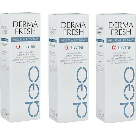 Dermafresh pelle allergica alfa latte corpo (tre confezioni)