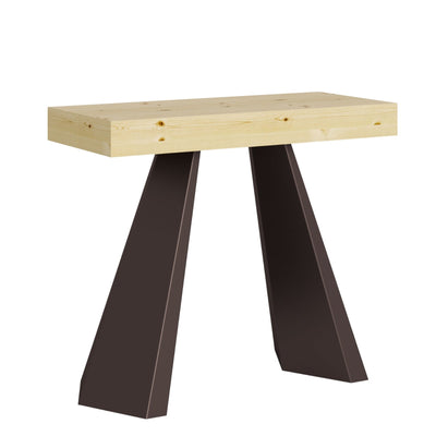 Tavolo consolle Monza allungabile in legno per sala da pranzo Casa e cucina/Arredamento/Studio/Mobiletti e credenze/Credenze Decor Space - Altamura, Commerciovirtuoso.it