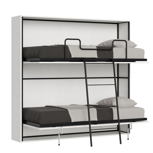 Letto Firenze doppio a scomparsa, in legno, con apertura orizzontale, per camera da letto Casa e cucina/Arredamento/Camera da letto/Materassi e basi letto/Materassi Decor Space - Altamura, Commerciovirtuoso.it