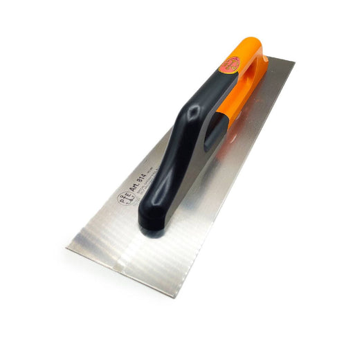 Frattone liscio Tedesco in acciaio con manico in legno a due mani Fai da te/Utensili elettrici e a mano/Utensili a mano/Utensili per muratura e piastrellatura/Cazzuole/Cazzuole di finitura La Zappa - Altamura, Commerciovirtuoso.it