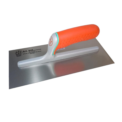 Frattone liscio Eccelsa in acciaio con manico ergonomico in abs Fai da te/Utensili elettrici e a mano/Utensili a mano/Utensili per muratura e piastrellatura/Cazzuole/Cazzuole di finitura La Zappa - Altamura, Commerciovirtuoso.it