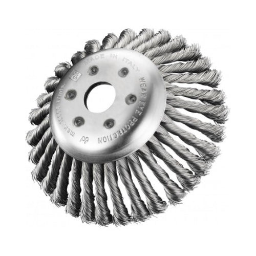 Spazzola conica per decespugliatore SIT con fili in acciaio 0,50 mm Fai da te/Attrezzi elettrici da giardinaggio/Accessori per utensili elettrici/Accessori per decespugliatori La Zappa - Altamura, Commerciovirtuoso.it