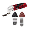 Utensile multifunzione TC-MG 220/1 E indicato per tagliare e raschiare con impugnatura antiscivolo 220W