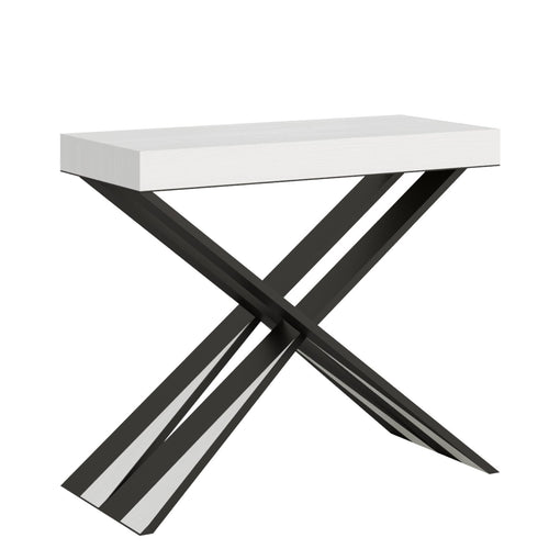 Tavolo consolle Cagliari allungabile in legno per sala da pranzo Casa e cucina/Arredamento/Studio/Mobiletti e credenze/Credenze Decor Space - Altamura, Commerciovirtuoso.it