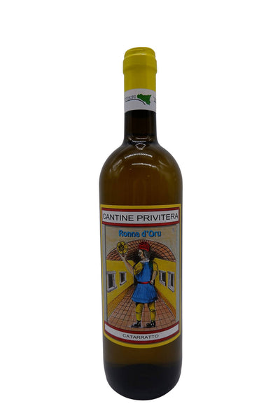 Catarratto Vino Bianco di Sicilia Bottiglia Cl.75 Vino Igt Terre Siciliane Cantine Privitera 14% Vol Vino per Pesci e Crostacei vino Tesori Di Sicilia - Nicosia, Commerciovirtuoso.it