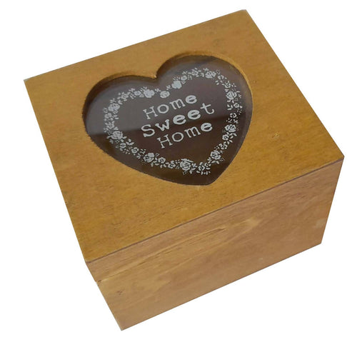 Lorenzon Gift Scatola Decorativa in Legno E Decorazione in Vetro Stile Shabby Con Cuore E Scritta  Home Sweet Home  8,5 Cm X 10 Cm X H 7 Cm Casa e cucina/Decorazioni per interni/Accessori decorativi/Scatole decorative Ideart - Valdilana, Commerciovirtuoso.it