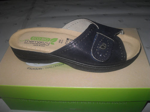 art. c6191101 ECO BIO MEMORY pantofola donna in pelle scarpe donna L'Orchidea - Siderno, Commerciovirtuoso.it