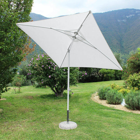SERTUM - ombrellone da giardino 2x2 palo centrale Bianco Milani Home