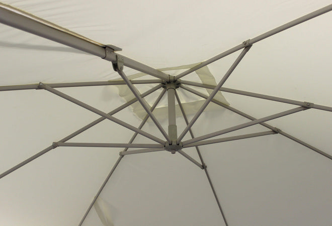 MERIDIES - ombrellone da giardino 2,5x2,5 decentrato Antracite Milani Home