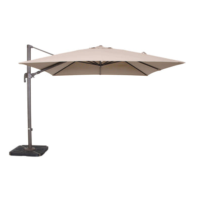 SAGITTARIUS - ombrellone da giardino decentrato 3x3 Taupe Milani Home