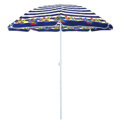 ombrellone da spiaggia tnt tondo 1,80 m Multicolor Milani Home