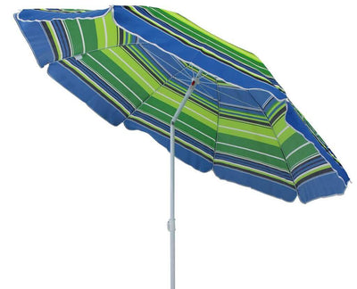 ombrellone da spiaggia tnt tondo 2 m Multicolor Milani Home