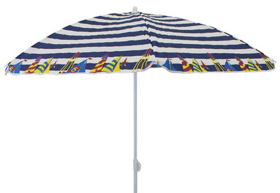 ombrellone da spiaggia in metallo e tnt tondo 1,5 m Multicolor Milani Home