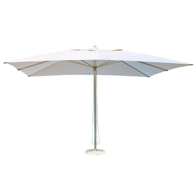 ACIS - ombrellone da giardino 3x3 palo centrale in alluminio Grigio chiaro Milani Home