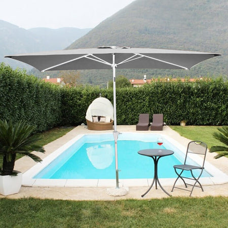 MARITUS - ombrellone da giardino 2x3 palo centrale Grigio Milani Home